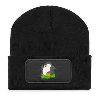Penguin Jogger Jogging Sport - Beanie recyclé à patch - noir - Devant