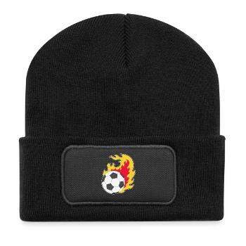 Fireball Football - Recycled Patch Beanie - black - Front