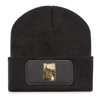 Old Rostock - New Market - Recycled Patch Beanie - dark grey - Front