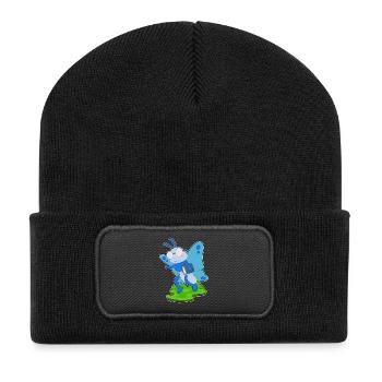 Butterfly Book - Recycled Patch Beanie - black - Front