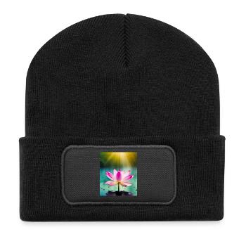 Lotus - Recycled Patch Beanie - black - Front