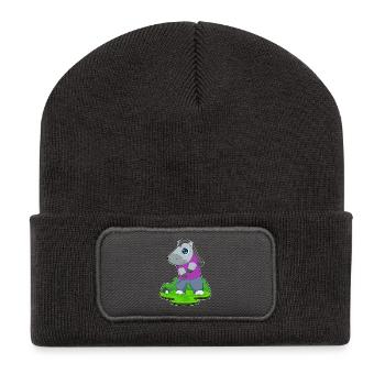 Horse Golf Golf Clubs - Recycled Patch Beanie - dark grey - Front