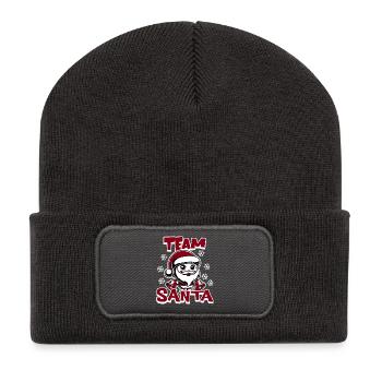 Team Santa - Recycelte Patch Beanie - Dunkelgrau - Vorne