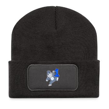 Number 1 Number One - Recycled Patch Beanie - dark grey - Front