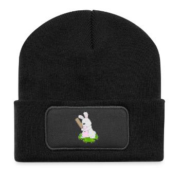 Bunny Cricket Cricket Bats - Recycled Patch Beanie - black - Front