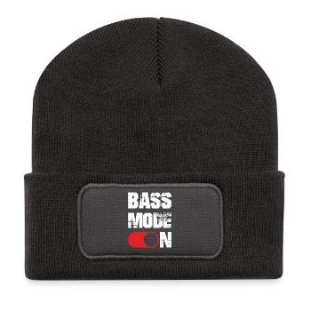 Bass mode on funny - Recycled Patch Beanie - dark grey - Front
