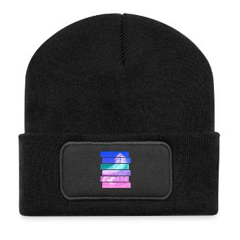 Roller-skate - Recycled Patch Beanie - black - Front