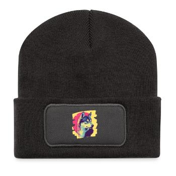 Husky - Recycled Patch Beanie - dark grey - Front