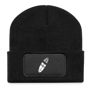 planche de surf Pixel Graphic - Beanie recyclé à patch - noir - Devant