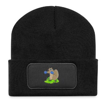 Beaver Boxer Gants de boxe Boxe - Beanie recyclé à patch - noir - Devant