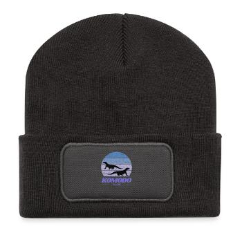 Komodo Island - Recycled Patch Beanie - dark grey - Front