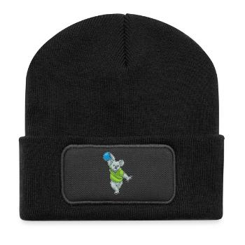 Koala Bowling Bowling Ball - Recycled Patch Beanie - black - Front