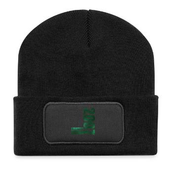 Édition Limitée 2007 18ème Cadeau d’Anniversaire - Beanie recyclé à patch - noir - Devant