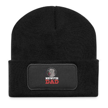 Terre-Neuve Papa Papa Père - Beanie recyclé à patch - noir - Devant