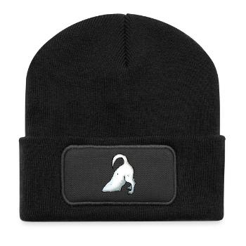 Jack Russell digs - Recycled Patch Beanie - black - Front