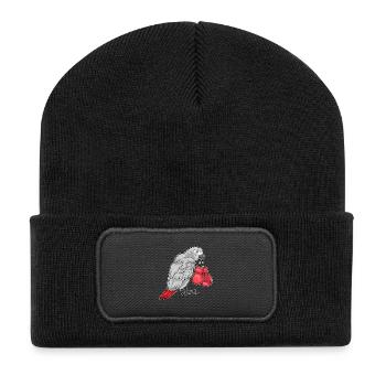 Parrot Boxer Boxing Gloves Boxing - Recycled Patch Beanie - black - Front