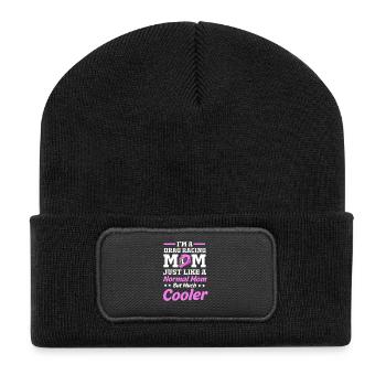 Drag Race Mom Mom - Recycled Patch Beanie - black - Front