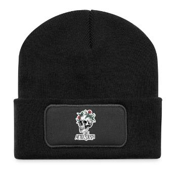 BONES LIFE AFTER DEATH - Recycled Patch Beanie - black - Front