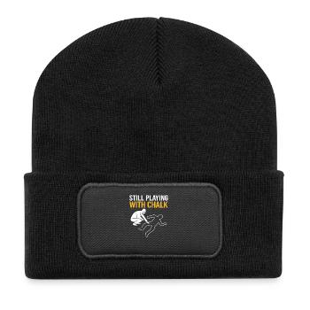 Forensik Forensiker - Recycelte Patch Beanie - Schwarz - Vorne