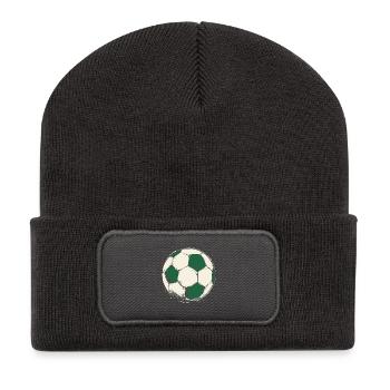 Football vert pour les équipes et les clubs - Beanie recyclé à patch - charbon - Devant