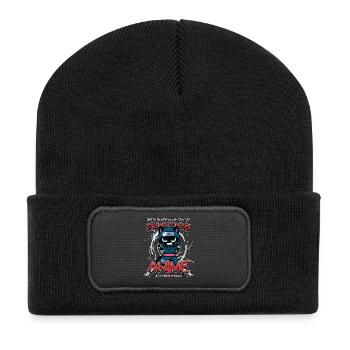Leben nach dem Tod? Stör mich bei meinem Anime - Recycelte Patch Beanie - Schwarz - Vorne