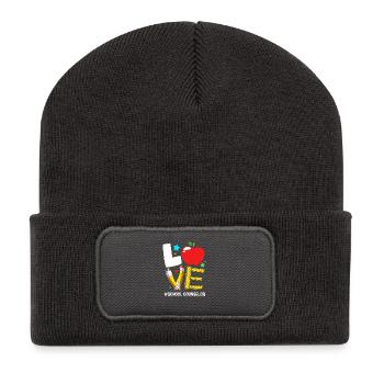 Schulbetreuer Schulberater Mentor School Counselor - Recycled Patch Beanie - dark grey - Front