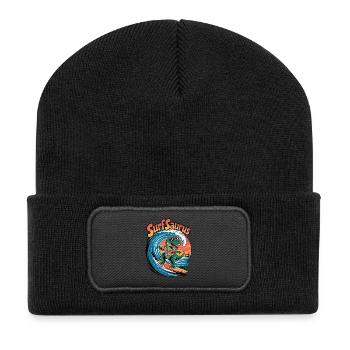 Surfsaure - Beanie recyclé à patch - noir - Devant