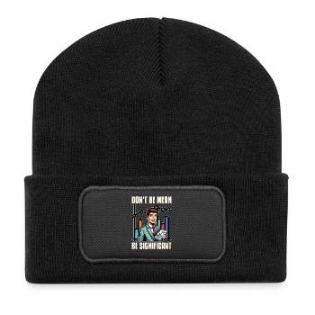 Statistician Don't Be Mean Be Data Analyst - Recycled Patch Beanie - black - Front
