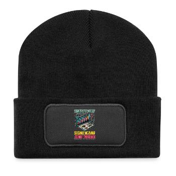 Statistician Statistically Significant Accountant - Recycled Patch Beanie - black - Front