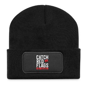 CFO Steuerberater Buchhalter Steueranalyst - Recycelte Patch Beanie - Schwarz - Vorne