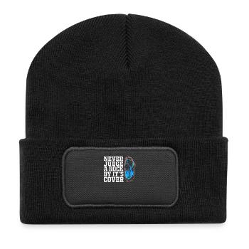 Archäologie Geologie - Recycelte Patch Beanie - Schwarz - Vorne