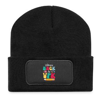 Bienvenue chez vpk - Beanie recyclé à patch - noir - Devant