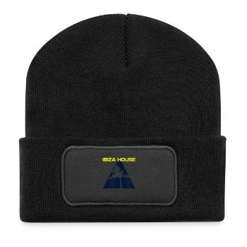 Ibiza House - Recycelte Patch Beanie - Schwarz - Vorne