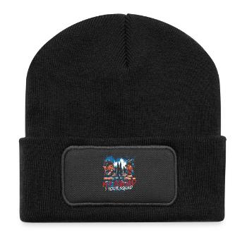 Esports Esport Multijoueur Mon équipe > Votre équipe - Beanie recyclé à patch - noir - Devant