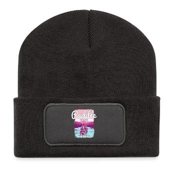 Kayak - Beanie recyclé à patch - charbon - Devant