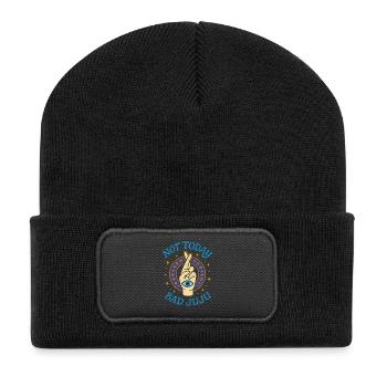 Evil Eye Spiritual Protection Mystical Fashion - Recycled Patch Beanie - black - Front