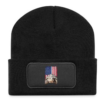 Einige Beste Freunde Sagen Nie Ein Wort, Sulcata - Recycelte Patch Beanie - Schwarz - Vorne