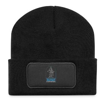 Mormonen Kirche - Recycelte Patch Beanie - Schwarz - Vorne