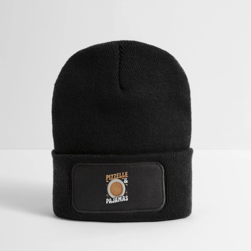 Pizzelle Waffle - Italian Waffles Recycled Patch Beanie