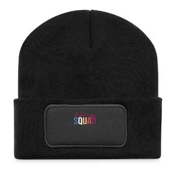 MRT Radiologe Radiologie Rad Tech Röntgen - Recycelte Patch Beanie - Schwarz - Vorne