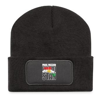 Fierté Passion Kurdistan Kurdes - Beanie recyclé à patch - charbon - Devant