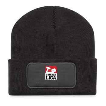 Trinker LIGA - Recycelte Patch Beanie - Dunkelgrau - Vorne