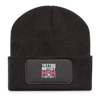 Tattoo Artist Mom The Idol The Myth The Tattooer - Recycled Patch Beanie - dark grey - Front
