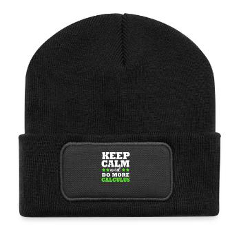 math mathematician - Recycled Patch Beanie - black - Front