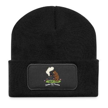Strong barbecue pleasure - Recycled Patch Beanie - black - Front