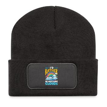 Funny Meteorology Weather Enthusiasts - Recycled Patch Beanie - dark grey - Front