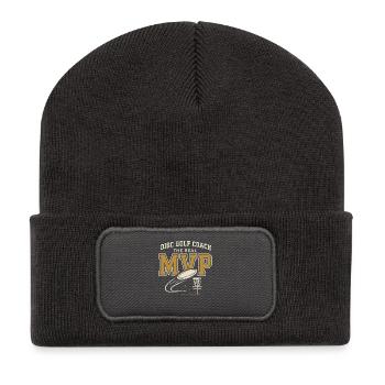 Disc Golf Coach Shirt Golf Instructor Frisbee - Recycled Patch Beanie - dark grey - Front
