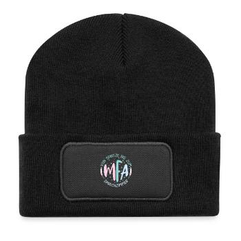 Assistant médical de la salle de consultation MFA - Beanie recyclé à patch - noir - Devant