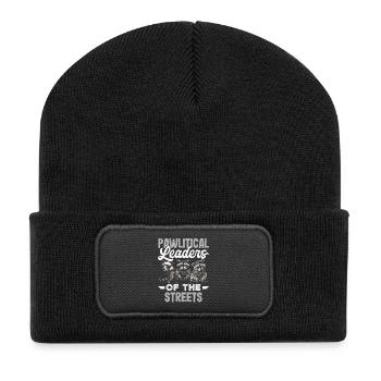 Support local street cats - Recycled Patch Beanie - black - Front