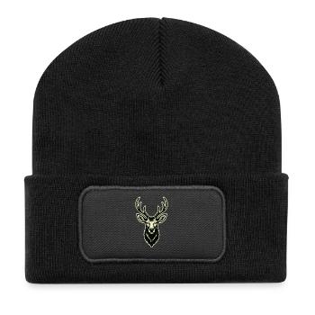 Deer Deer Antlers - Recycled Patch Beanie - black - Front
